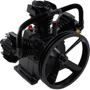 Air Compressor Pump,4-5 HP Replacement Air Compressor Pump,0.8MPa/115PSI, 0.36m³/min/12.7cfm,Black