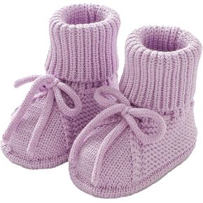 Baby Booties Newborn Sock Shoes Hand Knitting Crochet Infant Boy Girl Cozy Shoes Indoor Breathable Walking Shoes