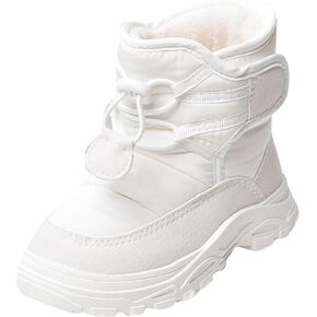 Girls Boys Plush Soft Sneaker Boot Slip 𝗥esistant Outdoor Warm Snow Day Soft Sole Breathable Calf Rain Boots for Girls