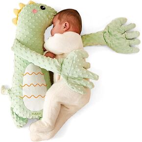Green Dinosaur Baby Patter，Latest Model Baby Patter For Sleep,Baby Butt Patter For Sleep, Patting Hand For Baby Sleep ，Three-Speed Adjustment, Remote Control, Free Hands, Longer Standby Time.(green)