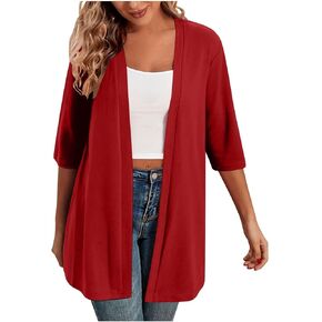 Women Half Sleeve Open Front Cardigan Beach Cover Ups Rash Guard Cover Ups Summer Uv Sun Protection Tunic Shirts