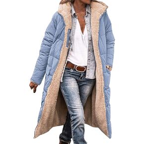 Muyise Womens Sherpa Fleece Coat Winter Shearling Shearling Erghen Erghen Emper Long Coats Jackets Outerwear مع جيوب
