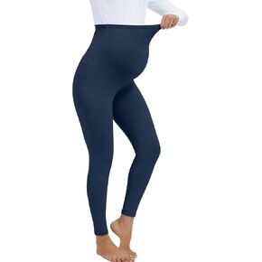 VIMPEP 25" Maternity Leggings Stretchy Over The Belly Pregnancy Workout Active Wear High Waisted Seamless Soft Yoga Pants 311