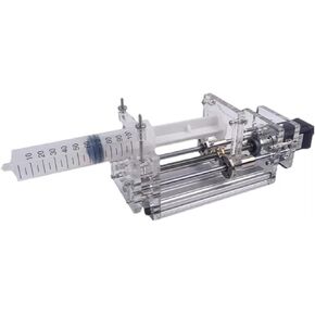 1-150ML Laboratory Micro Syringe Pump Desktop Precision Electric Injection Pump Propel Pump Liquid Glue Dispenser DC 12V for Beginners DIY(A)