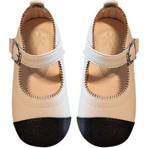 Little Girls Dress Shoes Toddler Ballerina Ballet Flats Kids Mary Janes for Wedding Church Easter Party School