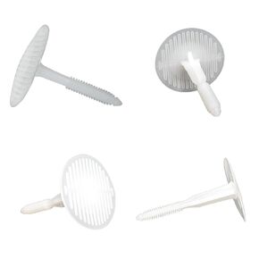 Trufast Heavy-Duty Plastic Insulation Masonry Fasteners - Durable Anchors for Securely Mounting on Brick, Concrete, and Stone Walls - Ideal for Home and Commercial Use (250, 2-3/4")
