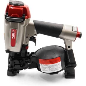 Roofing Nail Gun CRN45A Big Cap Coil Nailer for 19-45mm Roof Nails Asphalt Shingles Pneumatic Nailer Tool for DIY Projects, Upholster and Woodworking