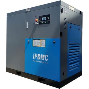 SC37V 37KW 50HP Rotary Screw Air Compressor 460V/3Ph 219CFM 125psi Varoable Speed Drive Heavy Duty Air Compressed System for Manufacturing, Automotive, Commercial Laundries