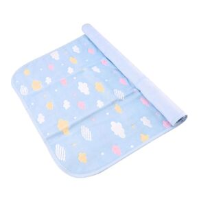 DECHOUS Crib Mattress Pad Toddler Bed Changing Pad Waterproof Soft Mini Mattress Washable