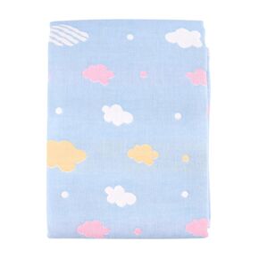 Milisten Waterproof Washable Crib Mattress Soft Mat for Toddler Clouds Pattern Easy to Clean