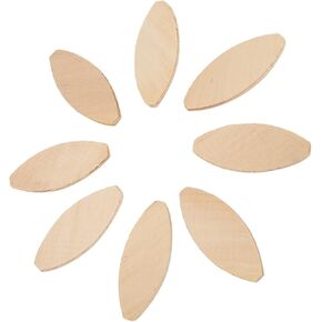 Akozon Item Title:100pcs Premium Wood Joining Biscuits - Solid Wood Board Docking Tool, Ideal for Woodworking, 20# Size. (#01)