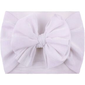 Solid Hair Accessories Baby Girls Headband Knotted Huarache Nursling Baby Care Fluffy Chunky Baby Clothes