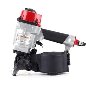 CN55 Coil Siding Nailer, Pneumatic Siding Coil Nailer 1 inch to 2-1/4-inch 15 Degree Pneumatic Siding Nail Tool Handheld Air Framing Stapler Roofing Nailer Industrial Framing Nailerd