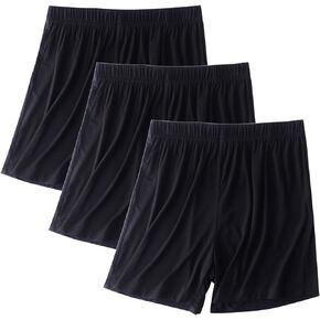 3-Pack Modal Soft Lounge Shorts for Women High Waist Casual Sleepwear Cozy Pajama Workout Exercise Bottom Plus Size