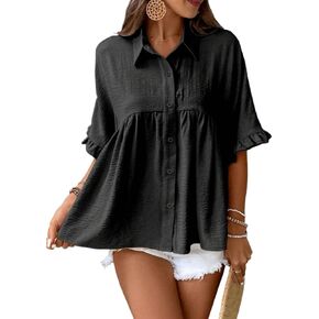 Women's Classic-Fit Shirt Plain Shirt