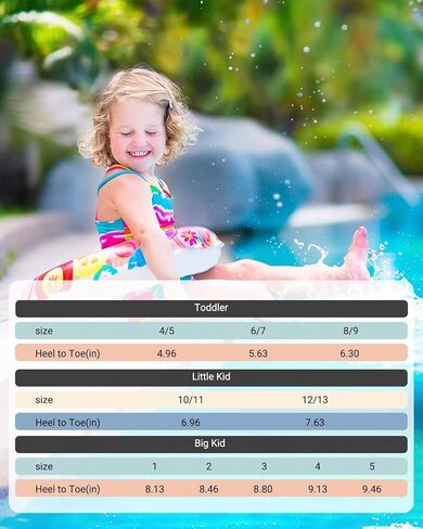 صندل كلوج للحديقة للاولاد والبنات من كيوبوفلاي، صندل مائي سهل الارتداء للاستخدام في الاماكن المغلقة والمفتوحة (للاطفال الصغار/الاطفال الكبار) in Kuwait