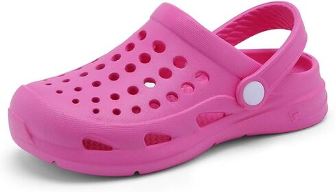 صندل كلوج للحديقة للاولاد والبنات من كيوبوفلاي، صندل مائي سهل الارتداء للاستخدام في الاماكن المغلقة والمفتوحة (للاطفال الصغار/الاطفال الكبار) in Kuwait