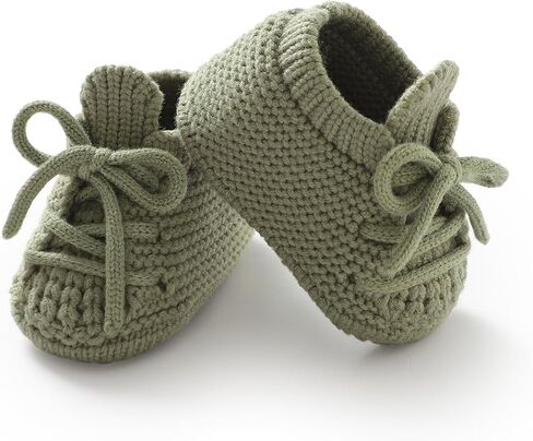 Baby Booties Newborn First Walks Shoes Cozy Warm Knit Soft Booties for Infant Boy Girl in Kuwait