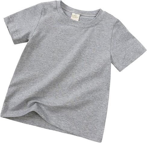 Baby Solid Color Short Sleeve Basic T Shirt Toddler Boys Girls Kids Summer Shirts Base Top Undershirts Clothes in Kuwait