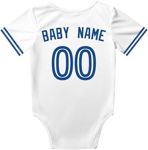 KREDE Baby Clothes Unisex Bodysuit Personalized Custom Baby Name Number for Boy Girl in Saudi Arabia