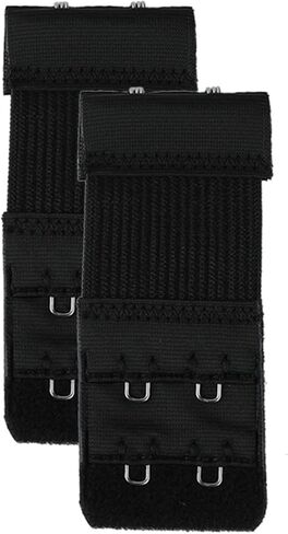 Allegra K Woman Underwear Buckle 2 x 2 Hooks 1 3/8 Width Bra Strap Extending Hooks Dark Red One Size in Kuwait