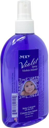 YOLY Violet, Traditional Baby Violet Gologne with Aloe Vera, Long Lasting, Great for Sleep (8 Fl Oz/Pack of 1) in Saudi Arabia