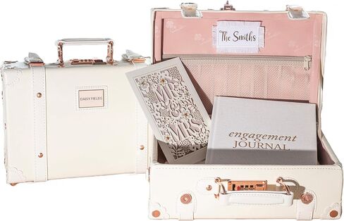 Personalized Wedding Keepsake from Daisy Fields. Elegant gift, wedding keepsake box, wedding trunk, wedding memento box in Saudi Arabia
