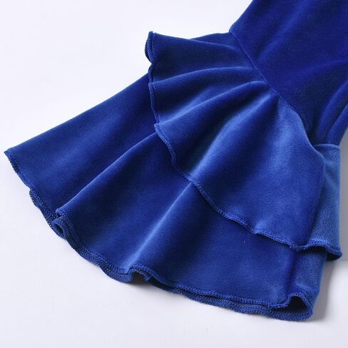 Toddler Baby Girl Fashion Bell Bottom Solid Stretchy Ruffle Leggings Infant Flare Pant Wide Leg Legging Trousers in Saudi Arabia