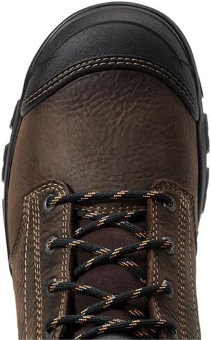 Ariat Womens Treadfast 6" Waterproof Work Boot Dark Brown 6 Wide in Saudi Arabia