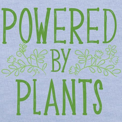 CafePress Powered by Plants Toddler T Shirt Cute Toddler Graphic Tee, 100% Cotton in Saudi Arabia