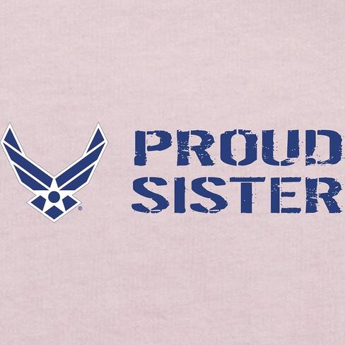 CafePress USAF: Proud Sister T Shirt Cute Toddler Graphic Tee, 100% Cotton in Saudi Arabia