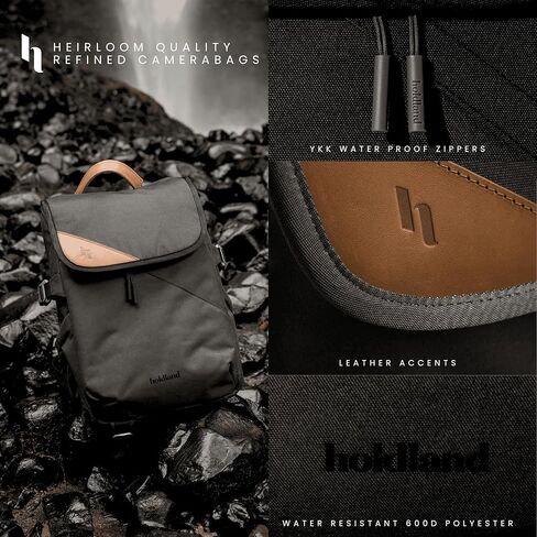 28L Camera Backpack Bag for Men or Women Photographers with Waterproof Rainfly, Laptop Sleeve & Removable Hip Belt | For Large or Small DSLR/Mirrorless Cameras | Black in Kuwait