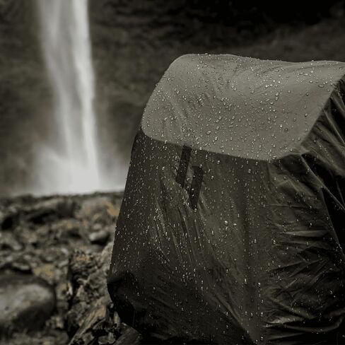 28L Camera Backpack Bag for Men or Women Photographers with Waterproof Rainfly, Laptop Sleeve & Removable Hip Belt | For Large or Small DSLR/Mirrorless Cameras | Black in Kuwait