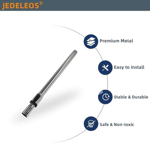 Metal Extension Wand Hose Replacement for Eureka 3670M Canister Vacuum Cleaner, Fits Models 3670M 3670 3680 3670G 3670H 3672 3673 3674 3682 Series, Extend to 30.3 Inch in Saudi Arabia