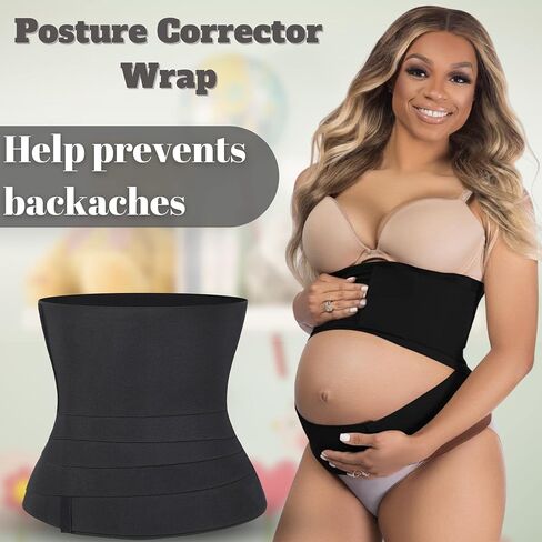 حزام البطن الحمل و postpartum الخصر المدرب I 2 في 1 غلاف بطن الأمومة لدعم الظهر ودعم الحوض ، والملابس الداخلية ، فرقة البطن بعد الولادة | فاجاس كولومبيانا أمومة in Saudi Arabia