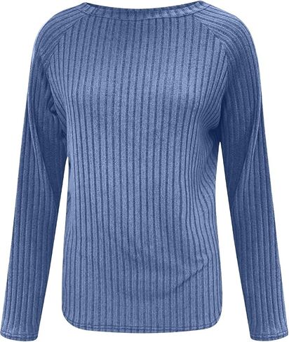 Tunic Pullover Fall Shirts Women Clothes Long Sleeve Shirt Woman Wear Fashion 2025 Trendy Travel Outfit Winter Tops in Kuwait