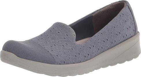 BZees Womens Galaxy Slip-On Black Eyelet 8 W in Kuwait