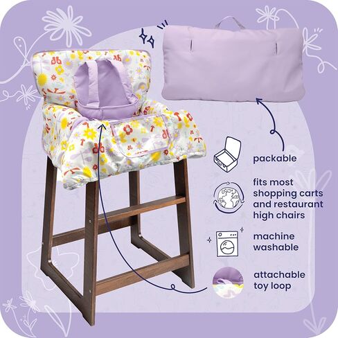 GoldBug Baby and Toddler Shopping Cart Cover & High Chair Cover - Patchwork Berry in Kuwait