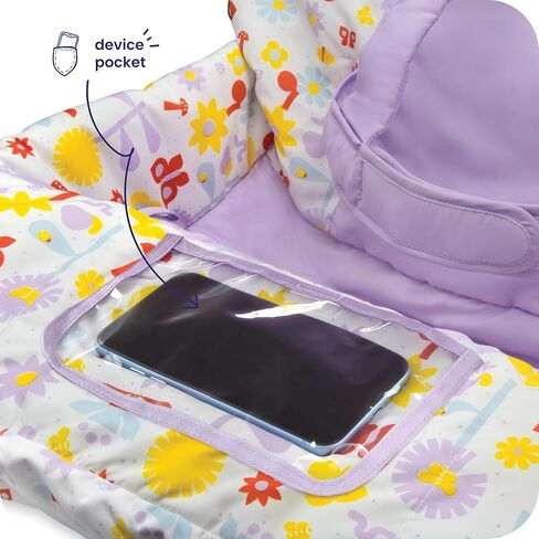 GoldBug Baby and Toddler Shopping Cart Cover & High Chair Cover - Patchwork Berry in Kuwait