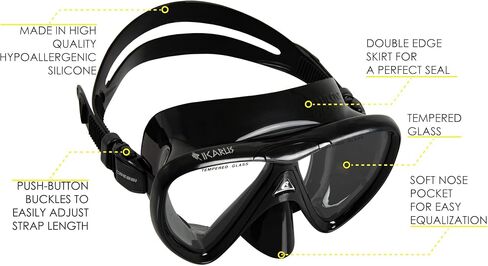 Cressi Ikarus & Orion Dry, Black/Black/Black in Saudi Arabia
