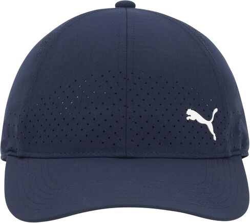 PUMA Unisex Air Mesh Performance Adjustable Snapback Baseball Hat (Pink/White) in Kuwait
