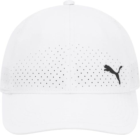 PUMA Unisex Air Mesh Performance Adjustable Snapback Baseball Hat (Pink/White) in Saudi Arabia