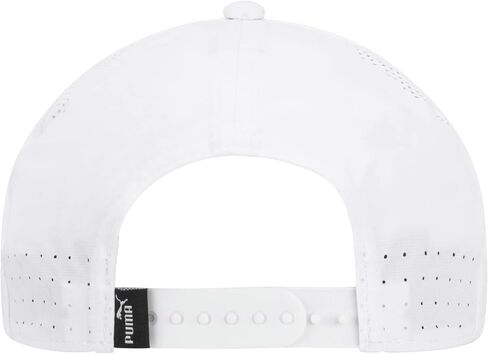 PUMA Unisex Air Mesh Performance Adjustable Snapback Baseball Hat (Pink/White) in Saudi Arabia