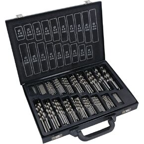 170pc HSS-G Metric Drill Bit Set Split Point Drills Metal Plastic Copper 1mm – 10mm