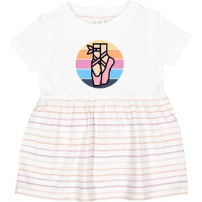 inktastic Ballerina Dance Ballet Shoes Infant Dress