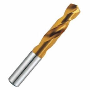 .3320" Q Cobalt 135 Degree Split Point TiN Coated STUB Length Drill