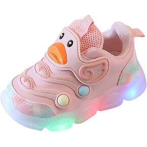Toddler Boys Girls Led Light Up Sneaker Led Flashing Lightweight Mesh Breathable Sport Walking Running Shoes