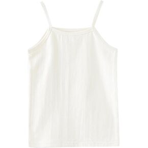 Boys Cotton Tank Top Sleveless Undershirts Toddler Underwear Tees Girl Crewneck Soft Breathable Shirt