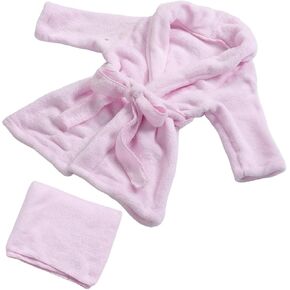 Bathrobe Fleece Robe Little Girl Robe Warm Pajamas Bathrobe Plush Nightwear for Babies Newborn Nightwear