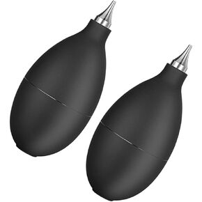 2pcs Squeeze Air Blower for Camera Lens Strong Airflow Dust Cleaner Compact Size Safe Rubber Material Easy to Use